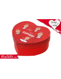 SCATOLA CUORE CUPIDO 10x5x11