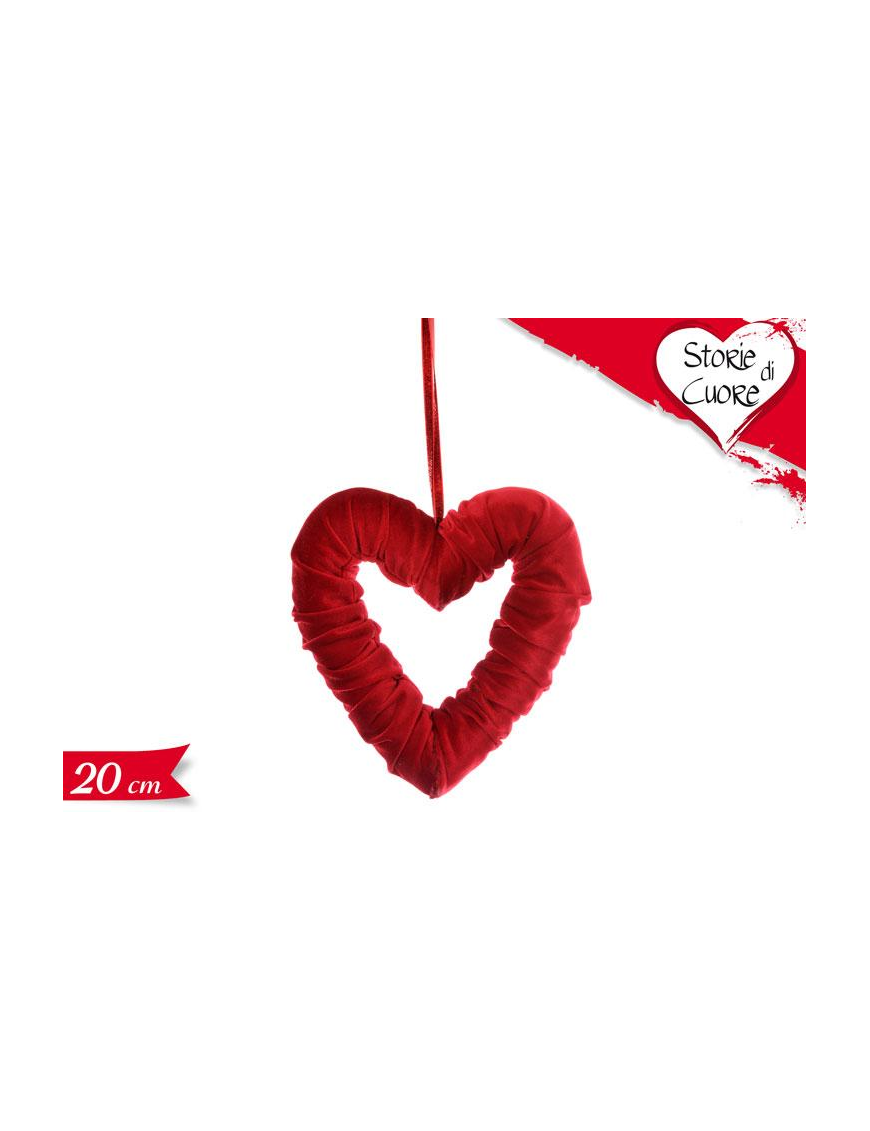 CURLED HEART HANGER 19cm
