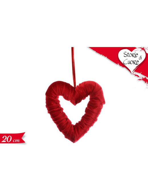 CURLED HEART HANGER 19cm