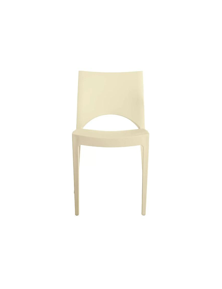PARIS CHAIR WITHOUT ARMRESTS IVORY 47x51x80cm