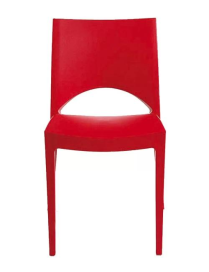 PARIS CHAIR WITHOUT ARMRESTS RED 47x51x80cm