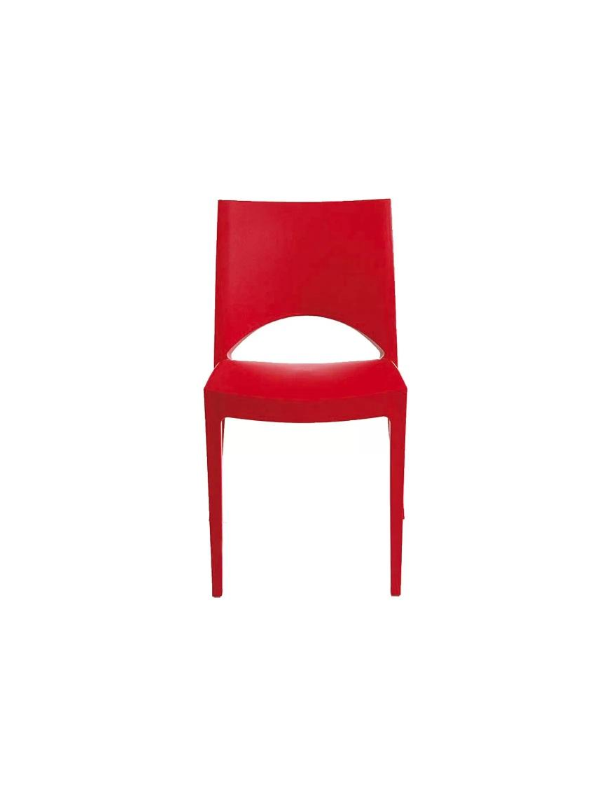 PARIS CHAIR WITHOUT ARMRESTS RED 47x51x80cm