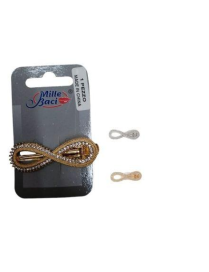 FERMAGLIO FORMA INFINITO CON STRASS
