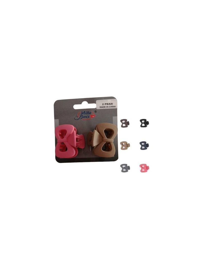 PINZETTA COLORI ASSORTITI  FIOCCO 2pezzi