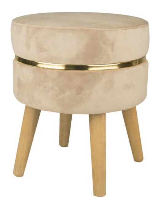 SUNSHINE STOOL 35x41 TAUPE