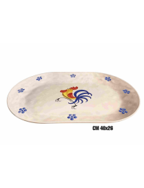 LINEA GALLO  VASSOIO OVALE PIANO 40x26cm