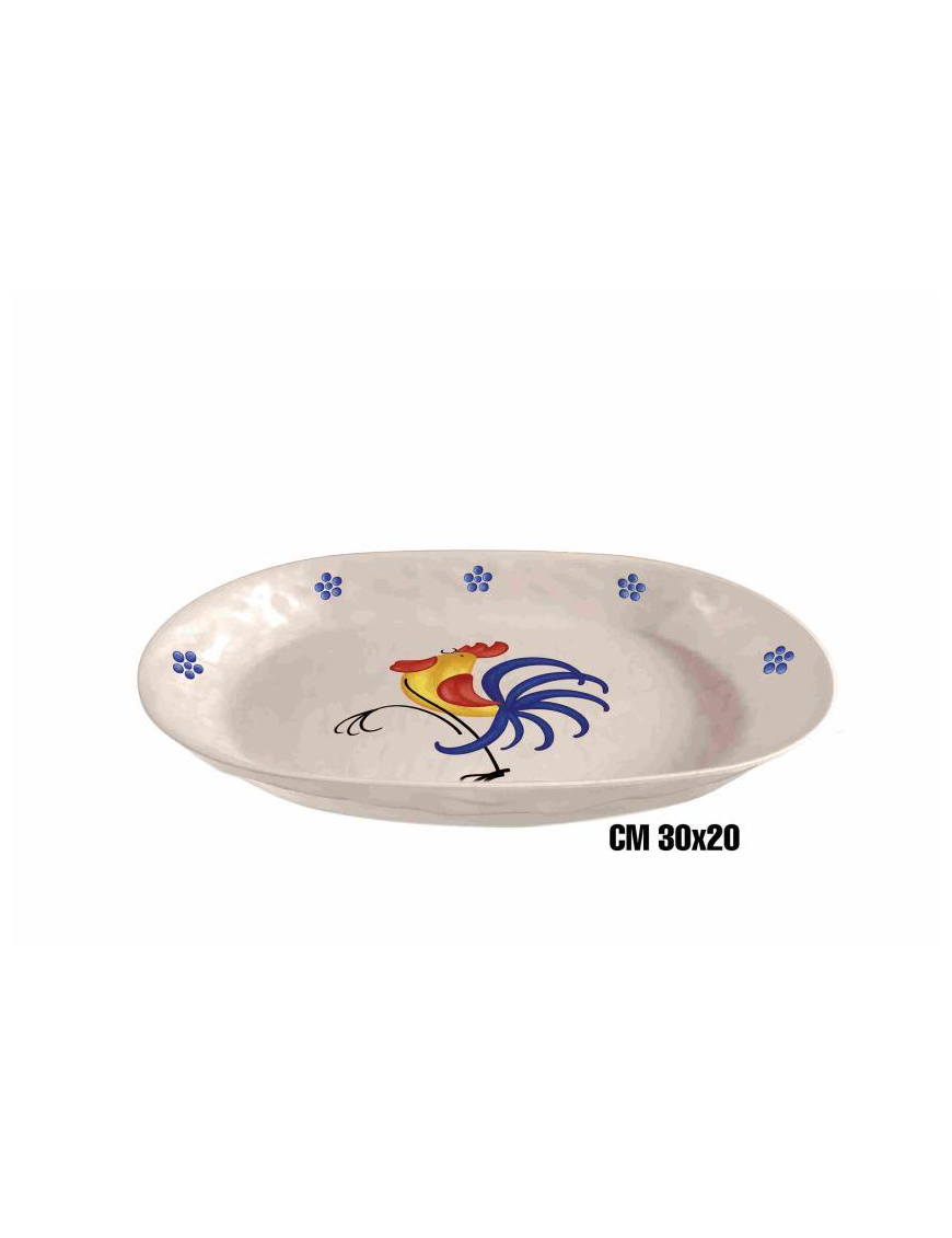 LINEA GALLO  VASSOIO OVALE FONDO 30x20cm