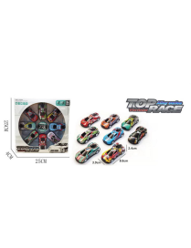 AUTO METALLO TOP RACE 8 PEZZI