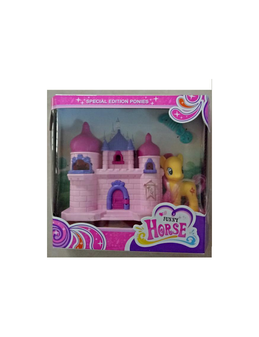 PONY CON CASTELLO FUNNY HORSE