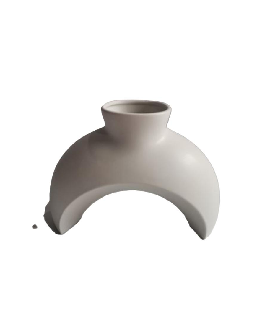 DOLOMITE VASE 18x13x25cm MATT