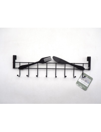 METAL BAR WITH KITCHEN HANGERS 36cm