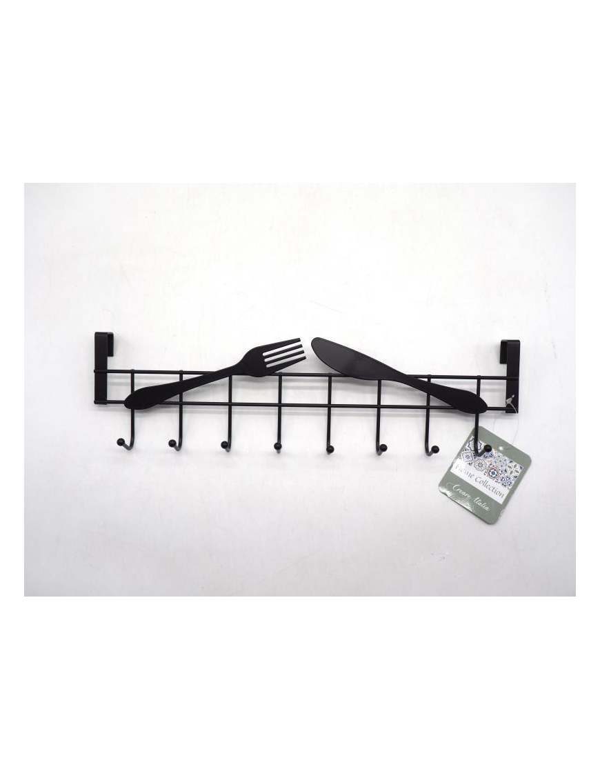 METAL BAR WITH KITCHEN HANGERS 36cm
