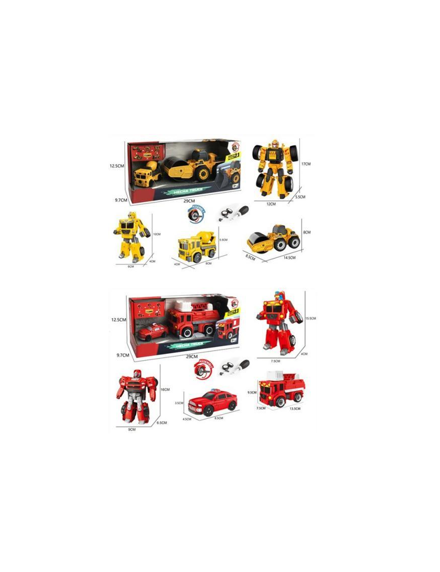 TRANSFORMABLE MECHA ROBOTS 2 PIECES