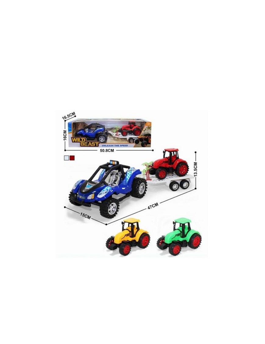 QUAD A FRIZIONE CON TRATTORE