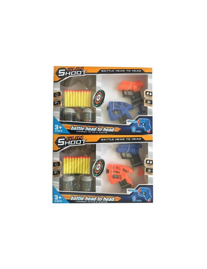 GUN WITH SHOOT ACCESSORIES 2 PIECES