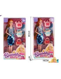 BAMBOLA SPARKLING CON ACCESSORI