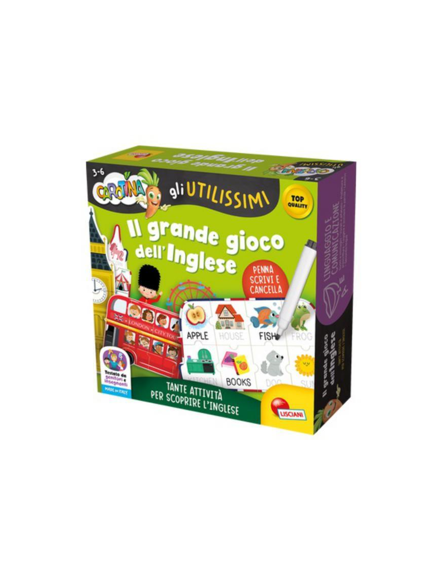 CAROTINA GLI UTILISSIMI IL GRANDE  GIOCO DELL' INGLESE