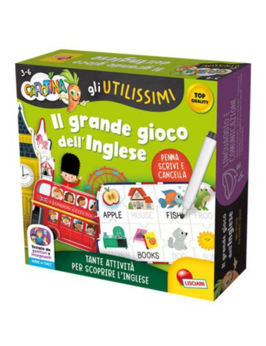 CAROTINA GLI UTILISSIMI IL GRANDE  GIOCO DELL' INGLESE