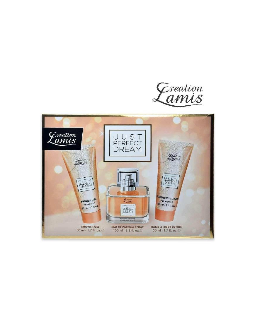 CONFEZIONE REGALO DONNA 3pezzi JUST PERFECT DREAM