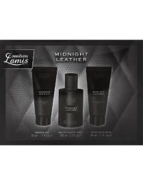 CONFEZIONE REGALO UOMO 3pezzi MIDNIGHT LEATHER