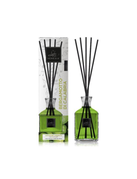 DIFFUSORE AMBIENTE CON BASTONCINO  250ml BERGAMOTTO