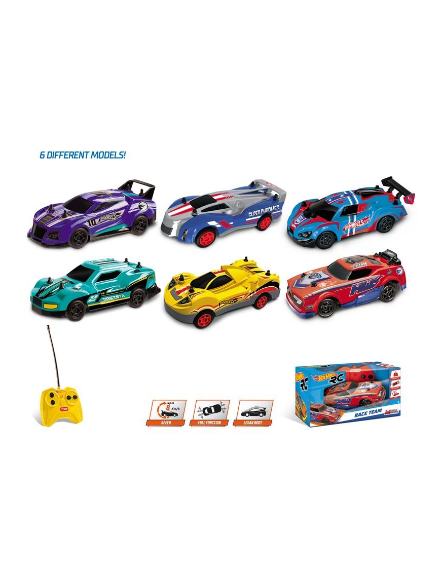 ASSORTED RADIO CONTROLLED HOT WHEELS IN 1:28 SCALE