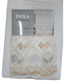 TENDA CON RICAMO 140x280cm PAOLA