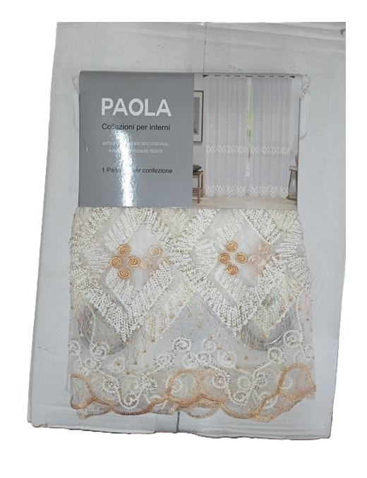 CURTAIN WITH EMBROIDERY 140x280cm PAOLA