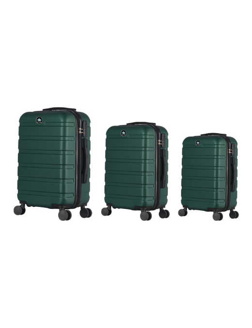TROLLEY PANAMA VERDE 3pezzi