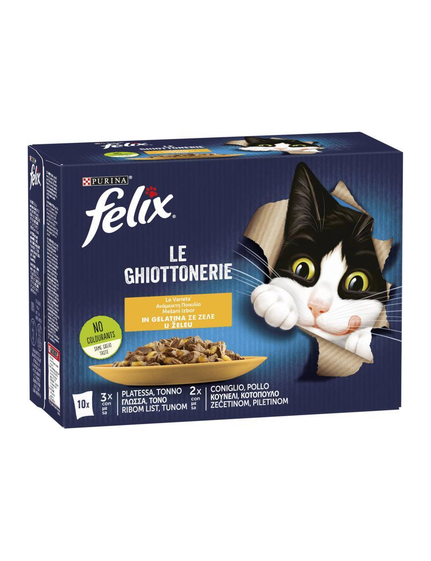 FELIX LE GHIOTTONERIE 10x85gr VARIETA'