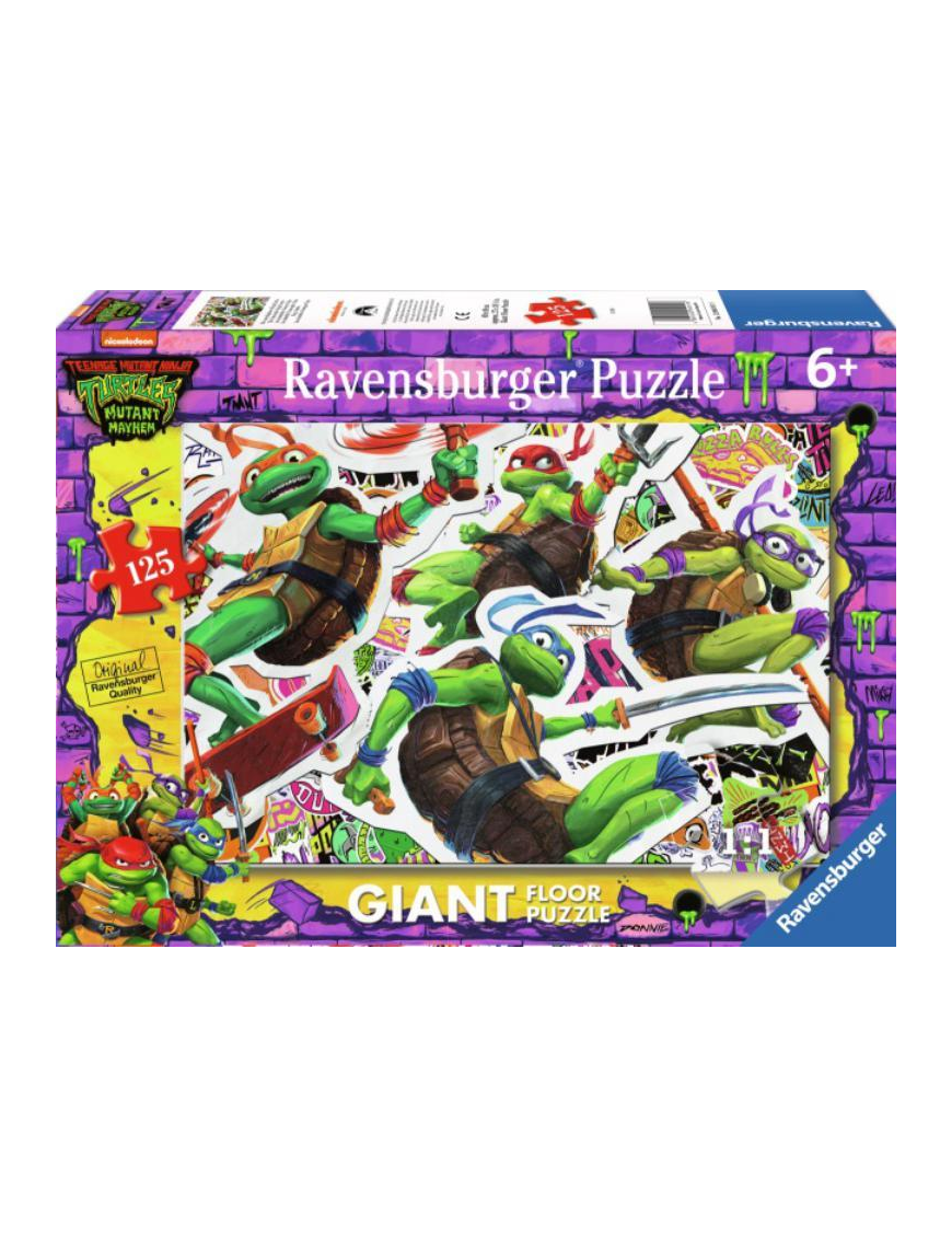 PUZZLE 125 pieces NINJA TURTLES