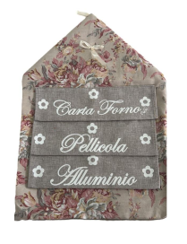 PORTAROTOLI CUCINA TORTORA  40x58cm