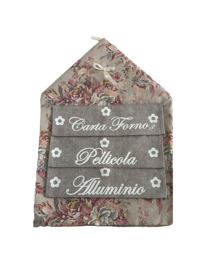 TAUPE KITCHEN ROLL HOLDER 40x58cm