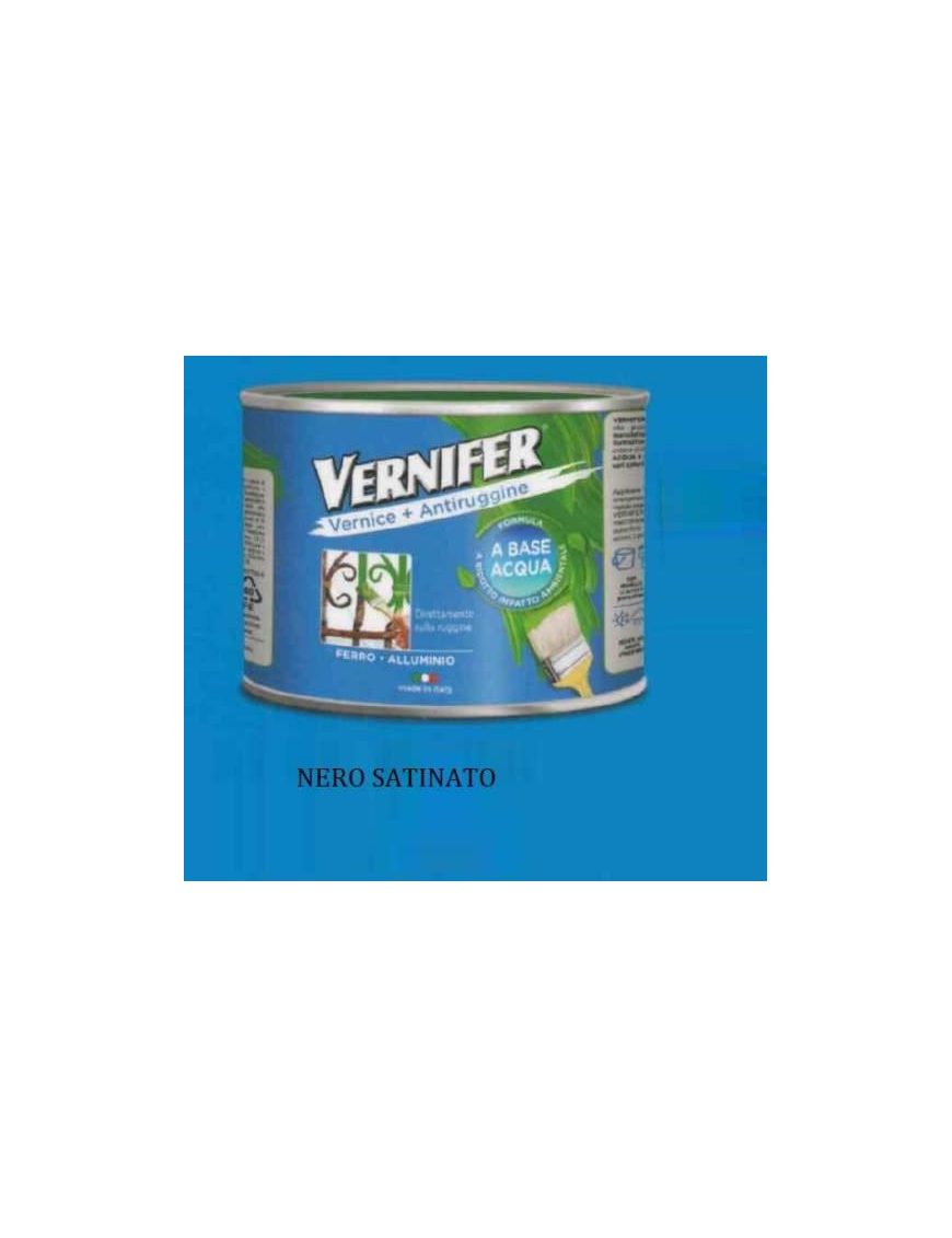 VERNIFER VERNICE ACQUA 500ml NERO SATI$$