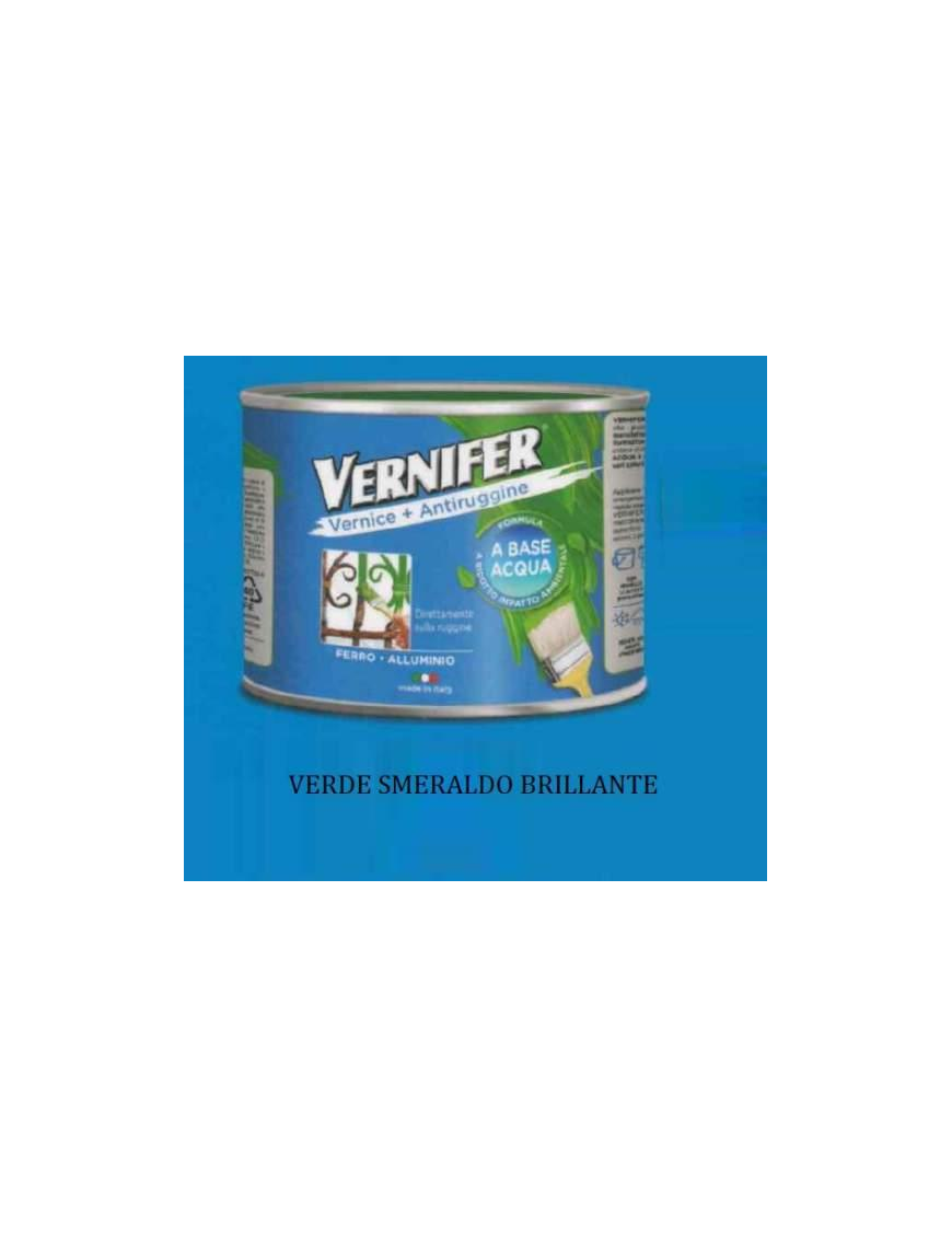 VERNIFER VERNICE ACQUA 500ml VERDE SME$$