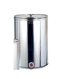 STAINLESS SEAMLESS BARREL 150lt WITH PREPARATION for 1/2 inch tap