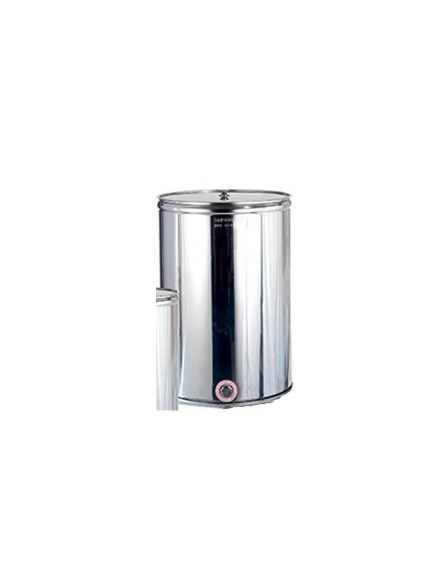 STAINLESS SEAMLESS BARREL 150lt WITH PREPARATION for 1/2 inch tap