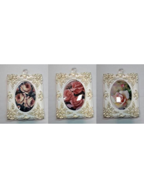 LARGE RECTANGULAR BAROQUE PAINTING OF FLOWERS
