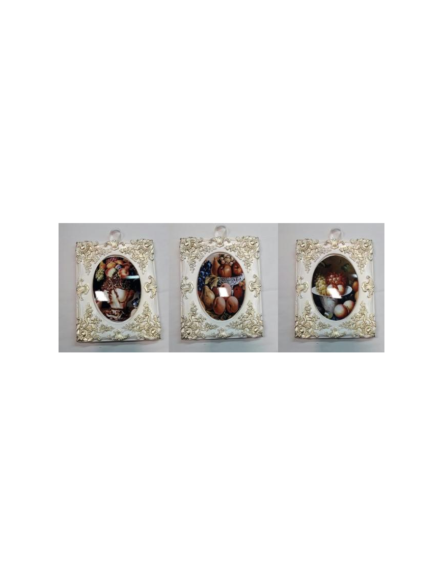 QUADRO BAROCCO RETTANGOLARE GRANDE FRUTTA