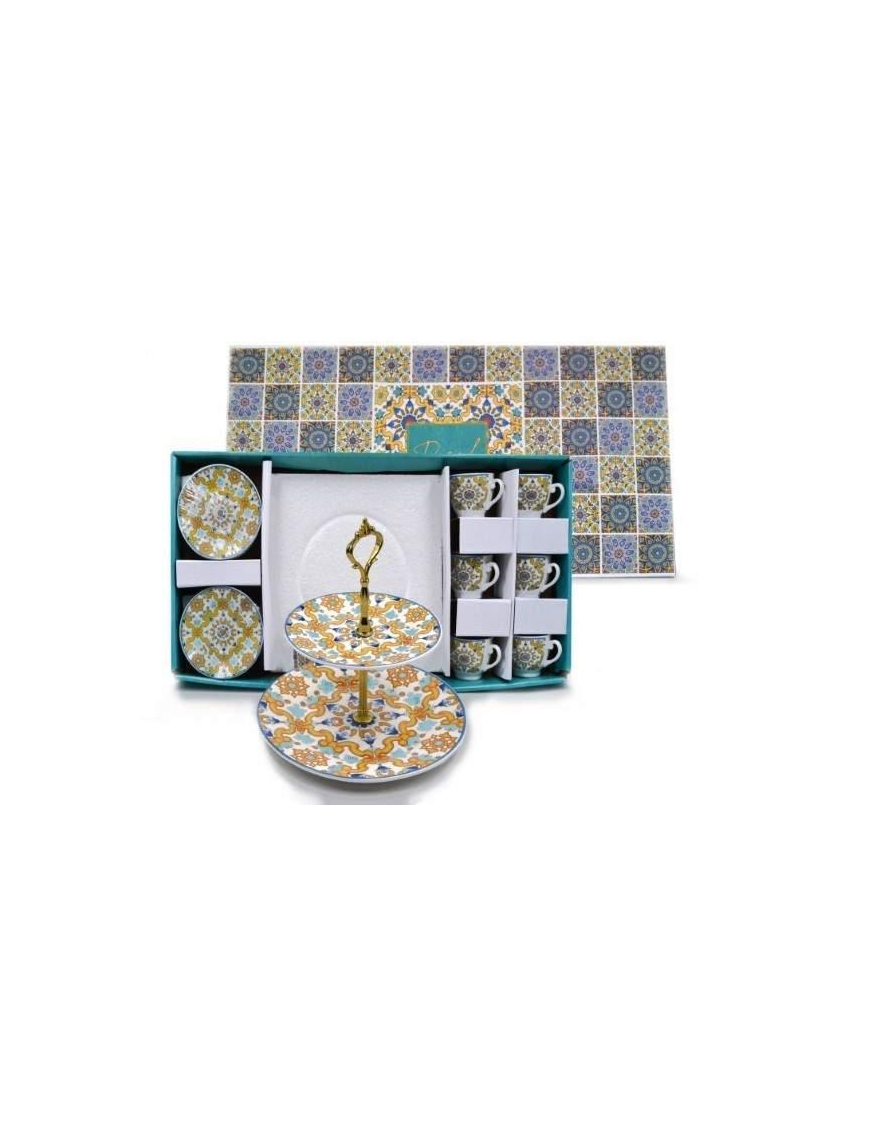 L.SICILY ALZATINA C/TAZZE CAFFE' 5287$$