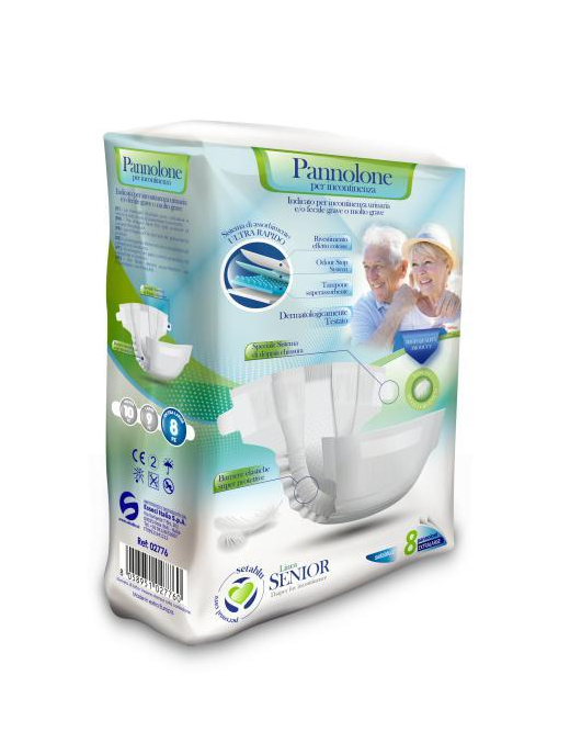 INCONTINENCE PAPER XL 8 pieces