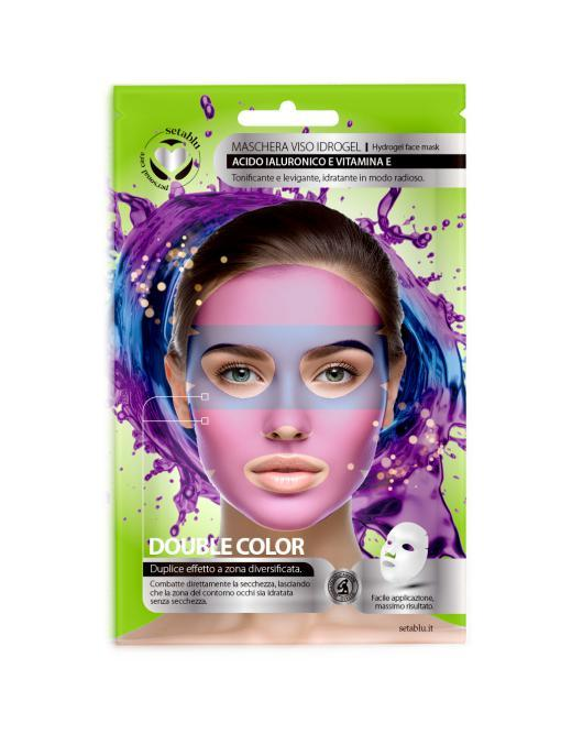 MASCHERA VISO  BICOLOR VITAMINA E