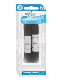 BLACK FLAT LACES 2 pieces 90cm