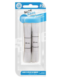 LACCI PIATTI BIANCO 2pezzi  90cm