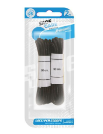 ROUND BLACK LACES 2 pieces 90cm