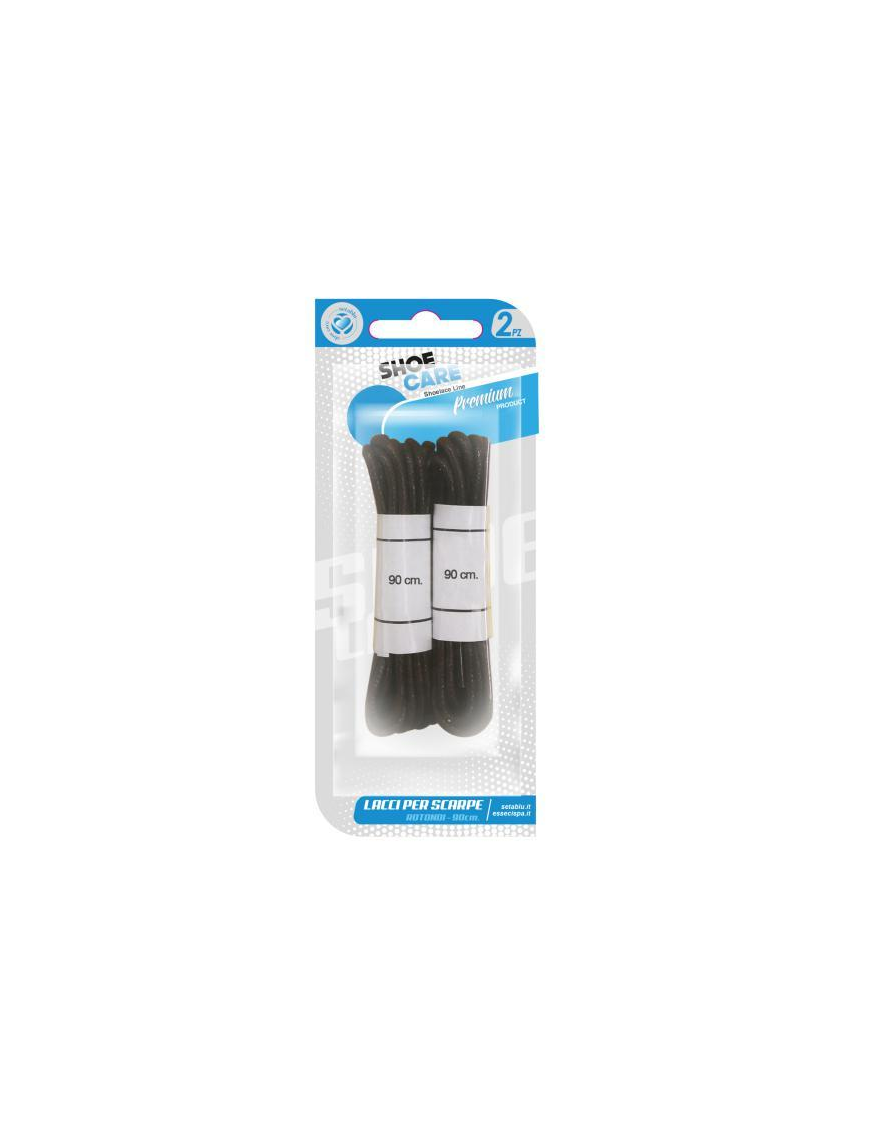 LACCI TONDI NERO 2pezzi  90cm