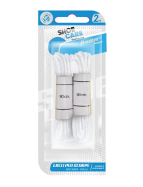 WHITE ROUND LACES 2 pieces 90cm
