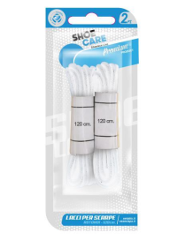 LACCI TONDI BIANCO 2pezzi 120cm