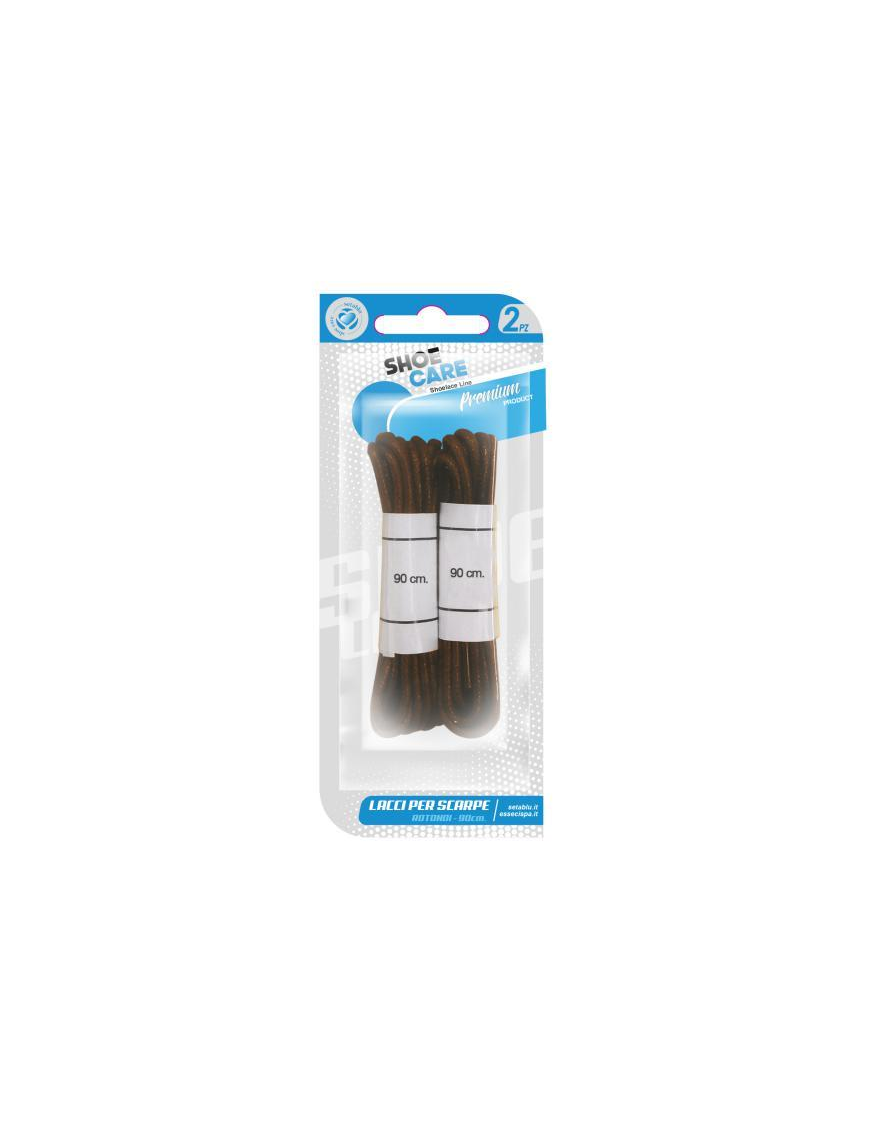 LACCI TONDI MARRONE 2pezzi  90cm