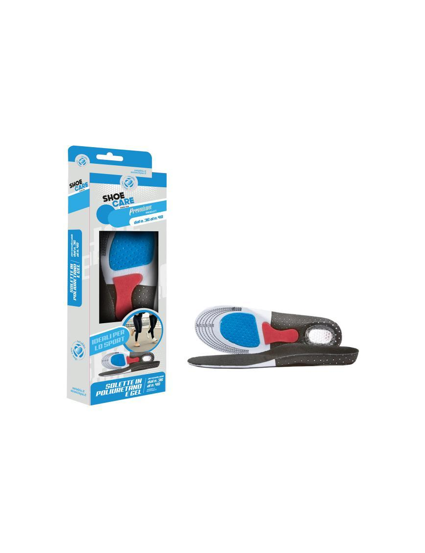 POLYURETHANE+GEL INSOLE 36-40